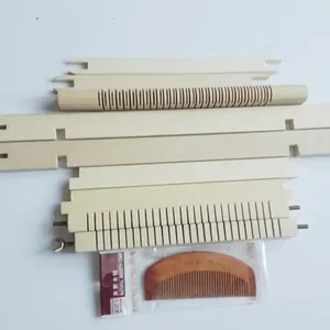 Macchina per Tessitura Manuale in Legno Montessori per Bambini, Set Educativo per Lavori a Maglia, Gioco Creativo per Ragazze - Product Image 4