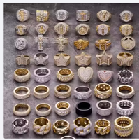 Bagues Hiphop en argent sterling 925 plaqué or 14 carats, nouvelle arrivée, diamants baguette GRA, étoile de David, moissanite pour hommes