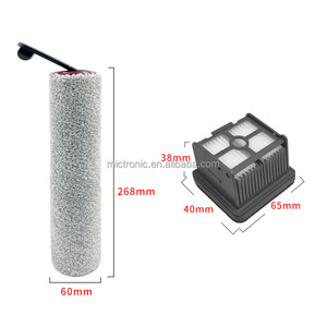 Convient pour Dreame H12 <span class=keywords><strong>Pro</strong></span>/H12 Plus/H13 <span class=keywords><strong>Pro</strong></span> Plus Mix/ M13 BETA accessoires de brosse douce rouleau sec humide brosse filtre sous vide - Product Image 1