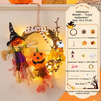 Guirlande d'Halloween à faire soi-même : Ornements artisanaux pour une ambiance festive, effrayante et originale