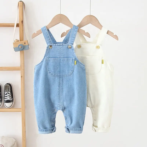 Hongbo Vêtements Bébé Jeans Été Nouveau-né Tout-petit Garçons Filles Grenouillère Salopette <span class=keywords><strong>Combinaison</strong></span> Shorts Denim Doux Coton Bébé - Product Image 2