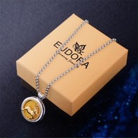 Merryshine huile essentielle parfum diffuseur d'aromathérapie médaillon de parfum collier pendentif en argent