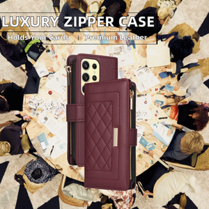 Funda de Piel Sintética de Lujo con Cierre y Correa para 16 <span class=keywords><strong>Pro</strong></span>/17 <span class=keywords><strong>Pro</strong></span>/17, Funda Tipo Cartera con Correa para el Cuello - Product Image 2