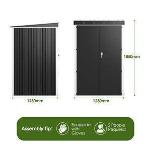 <span class=keywords><strong>Abri</strong></span> <span class=keywords><strong>de</strong></span> <span class=keywords><strong>jardin</strong></span> <span class=keywords><strong>de</strong></span> <span class=keywords><strong>4x4</strong></span> pieds en acier galvanisé <span class=keywords><strong>Abri</strong></span> <span class=keywords><strong>de</strong></span> stockage d'outils extérieur verrouillable double coulissant - Product Image 6