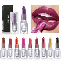 Lápiz labial dorado de lujo recién llegado, Etiqueta Privada, lápiz labial vegano personalizado, bajo MOQ, crema mágica, lápiz labial dorado