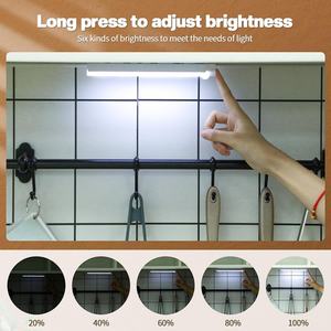 Luz LED Recargable de 10cm/20cm/30cm/50cm para Debajo del Gabinete de Cocina, con Sensor de Movimiento Inalámbrico, Luz Nocturna para Gabinete - Product Image 5