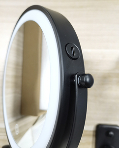 Khách Sạn Cấp 10X <span class=keywords><strong>Magnifying</strong></span> LED Ánh Sáng Treo Tường Trang Điểm Gương Với Mở rộng Cánh Tay Hai Mặt Phòng Tắm Cạo Râu Gương - Product Image 4