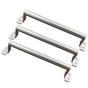 Stainless Steel Bar Handle Cabinet <b>Drawer</b> Minimalist Design Antirust Surface Brushed Finish - Product Image 3