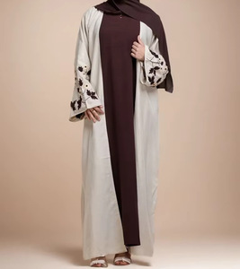 Vestido <span class=keywords><strong>de</strong></span> Fiesta Elegante para Mujer Árabe Musulmana <span class=keywords><strong>de</strong></span> Oriente Medio, <span class=keywords><strong>de</strong></span> Poliéster, Bordado, con Bloques <span class=keywords><strong>de</strong></span> Color y Manga Larga - Product Image 6