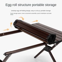 Ensemble table et chaises pliantes modernes et portables pour l'extérieur Mobilier d'extérieur pliable en alliage d'aluminium et métallique pour le camping de 1 à 2 personnes