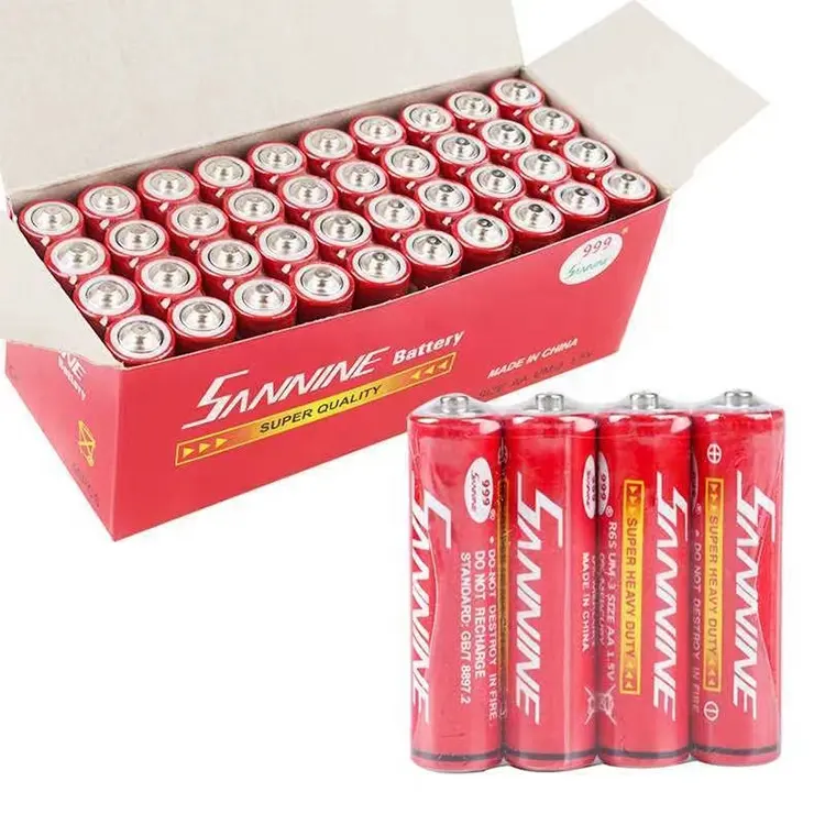 Hot Sell 30 Minuten Nominale Capaciteit 1.5V No.7 Carbon Zink Aaa Batterij Droge Batterijen