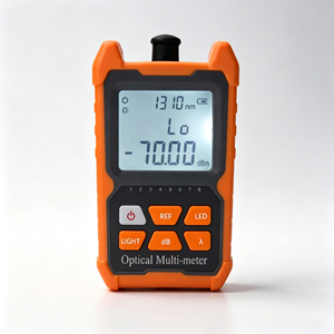 Mini-mètre optique multifonction portable, testeur de puissance optique OPM avec lumière LED pour outils de test de réseau FTTH - Product Image 1