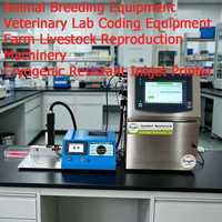 Nouvelle machine de codage automatique à jet d'encre pour pailles de semence animale 0,25 ml 0,5 ml, imprimante pour tubes d'insémination artificielle, laboratoire d'élevage animal TFmini