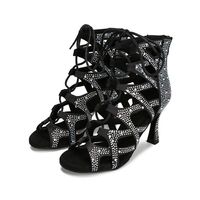 Premium dames talons hauts en gros Offre Spéciale femmes respirant creux soie supérieure chaussures de danse Top vente