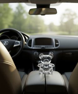 Deodorante per Auto a Forma di Orso in Cristallo, Profumo Duraturo a Evaporazione Naturale - Product Image 2