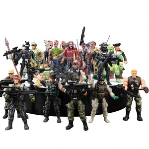Figura de Acción Militar Articulada de 10cm, Modelo de Soldado de Fuerzas Especiales Antiterrorismo, con Armas de Plástico, Tipo Zombie - Product Image 1