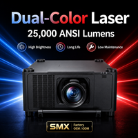 Projecteur pour Grandes Salles OEM ODM 25000 Lumens ANSI Système de Projection Mapping Laser Bicolore 3LCD WUXGA