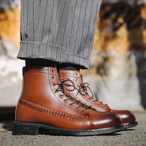 Chaussures Baskets Homme <span class=keywords><strong>Chelsea</strong></span> en Cuir Véritable de Vachette, Pointures 38-48, Style Britannique, Logo Personnalisé - Product Image 5