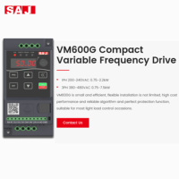 Variateur de fréquence AC triphasé SAJ ACS510 Série 3.7KW 220V à commande vectorielle, entrée simple, trois sorties, IP21, 0-400Hz