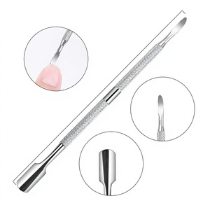 Dual-End Stainless Steel <b>Nail</b> Pusher <b>Tool</b> for Manicure and Pedicure Durable Reusable Cuticle Care - Product Image 1