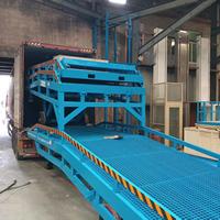 Rampe mobile pliable hydraulique 6T 8T 10T 12T, pont d'accès pour le chargement et le déchargement de conteneurs, plateforme élévatrice