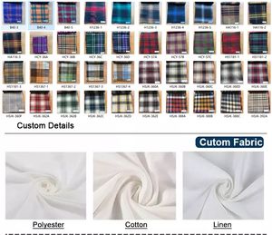 2023 chemises à carreaux gris noir Logo personnalisé différentes couleurs chemises en flanelle de coton polyester - Product Image 6