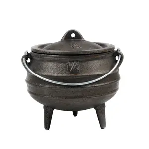 Factory Price Wholesale Hot Selling High Quality Cast Iron African Potjie Pot