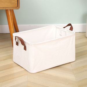 Foldable Non-Woven Fabric <b>Wardrobe</b> Storage <b>Boxes</b> for Clothes Shirts Pants Towels & Toys (Beige) - Product Image 5