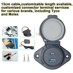 Prise de charge rapide pour voiture 12-24V IP67 18W PD3.0 Type C 65W QC USB, montage sur panneau, pour <span class=keywords><strong>camping</strong></span>-<span class=keywords><strong>car</strong></span>, bateau, marine, <span class=keywords><strong>camping</strong></span>-<span class=keywords><strong>car</strong></span>, automobile - Product Image 5