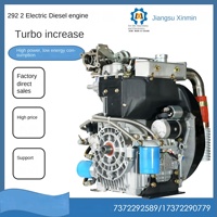 Moteur diesel multicylindre refroidi par air 292FZD, générateur turbo haute vitesse, pompe électrique de surpression, vilebrequin 18kW/21kW 3000/3600