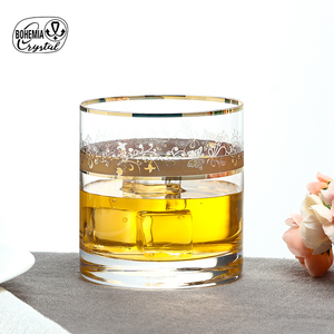 Mới Đến Phổ Biến Bohemia 470Ml Pha Lê Thủy Tinh Whiskey Cốc Với Mô Hình Vàng Cao Cấp Thủ Công Dof Liều Thủy Tinh - Product Image 5