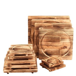 Base de madera octogonal para cacerola, antideslizante, con aislamiento térmico, para Bibimbap, Teppanyaki, olla de barro, arroz, tapetes de cocina. - Product Image 2