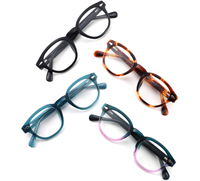 Monturas Ópticas Unisex Cuadradas de Acetato Vintage con Colores Degradados, Diseño Frontal Atrevido, Construcción Duradera, Uso Diario