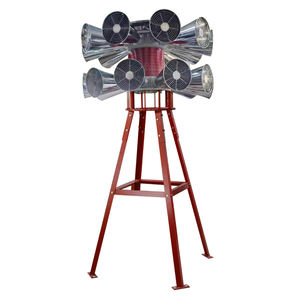 Alarma eléctrica grande Alarma vertical <span class=keywords><strong>de</strong></span> doble cabezal con soporte Alarma <span class=keywords><strong>de</strong></span> <span class=keywords><strong>Defensa</strong></span> Aérea Civil <span class=keywords><strong>de</strong></span> Mina Al aire libre Alta potencia <span class=keywords><strong>de</strong></span> penetración - Product Image 1