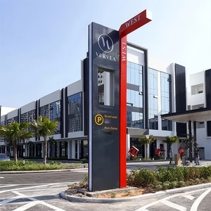 Señal DHD LC personalizable publicidad exterior Led Pylon Sign personalizar Led Pylon Sign para estacionamiento de automóviles centros comerciales - Product Image 6