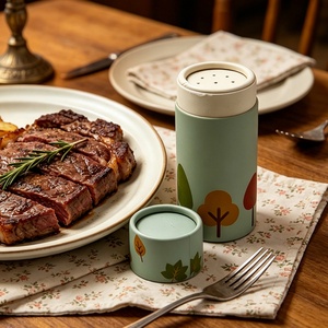 Tubo de cartón para condimentos, tubo agitador, tamaños personalizados, embalaje biodegradable, caja cilíndrica de cartón - Product Image 1