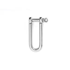 High Quality Grade 304 Stainless Steel Shackle 8mm Hot Forged D Shackle Type