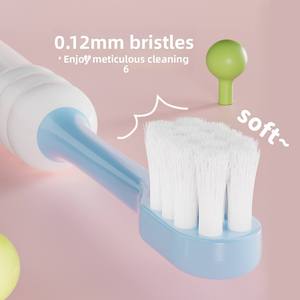 Brosse à dents pour enfants en nylon souple, design cartoon, taille standard, 3-12 ans, usage domestique, manche en plastique, protection des gencives, lot de dix - Product Image 5