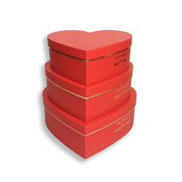 En stock, grandes boîtes en carton de taille mini pour cadeaux, boîtes à fleurs en forme de cœur, ensemble de boîtes à fleurs en forme de cœur