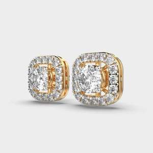 Luxury Premium Diamond <b>Stud</b> <b>Earrings</b> 925 Sterling <b>Silver</b> Brilliant Elegant Fine Jewelry Designer Fashion Accessories for Women - Product Image 2