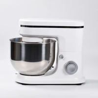 Batteur sur socle professionnel 5L en acier inoxydable avec fonction automatique pour la pâtisserie, accessoires multifonctions électriques de haute qualité en alliage