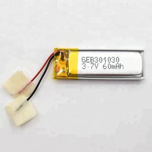 Заводская 301030, 3,7 В, 60 мАч, 3 мм, 70 мАч, маленькая литиевая полимерная аккумуляторная батарея для диктоферов 031030 3,7 В 301030 - Product Image 5