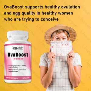 OEM/ODM Ovaboost con mio-inositol, folato, CoQ10 y vitaminas-ovulación femenina y calidad de óvulo-Suplemento de fertilidad natural - Product Image 2