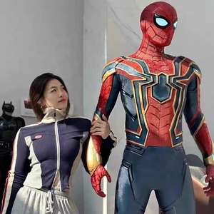 Statue grandeur nature <span class=keywords><strong>Marvel</strong></span> <span class=keywords><strong>Spider</strong></span>-<span class=keywords><strong>Man</strong></span> Iron <span class=keywords><strong>Spider</strong></span> Armor <span class=keywords><strong>Avengers</strong></span> Infinity War, sculpture en résine de collection pour décoration de cave d'homme - Product Image 1