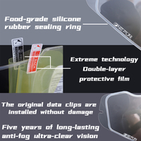 Film anti-buée pour visière de casque, autocollant étanche pour SX.100/SX.100R/Y100/Y100R X.vilitur/X.vilijord X.R2 X.WED2/X.D1/X.WST2 X.R3R