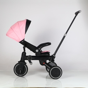 Tricycle pour bébé de conception nouvelle, norme européenne, avec siège pivotant à l'arrière / Tricycle pour bébé avec cadre en alliage / Tricycle de luxe 4 en 1 pour enfants - Product Image 5