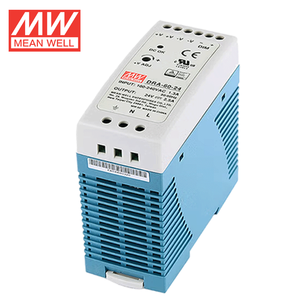 Trung bình cũng DRA-60-24: 60W Đơn Đầu ra AC-DC Din-Rail cung cấp điện phù hợp với tiêu chuẩn công nghiệp, cho trồng cây - Product Image 1