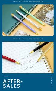 Bolígrafo Promocional de Metal con Cristales de Imitación, para Oficina, Escuela, Publicidad, Marketing, con Diseño de Corona y Forma de Animal - Product Image 5