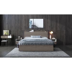 Cama Doble Moderna de Alta Calidad con Armazón de Cuero, Tamaño King/Queen, con Almacenamiento, Gran Venta 2022 - Product Image 2
