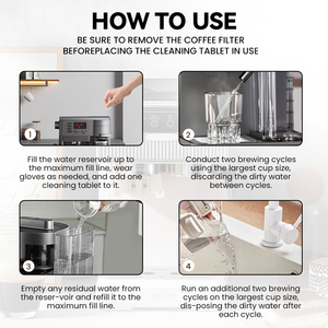 Tabletas Desincrustantes de Café Ultraconcentradas y Ecológicas, Efervescentes, Aptas Universalmente para Todas las Cafeteras <span class=keywords><strong>Espresso</strong></span> y de Goteo - Product Image 4